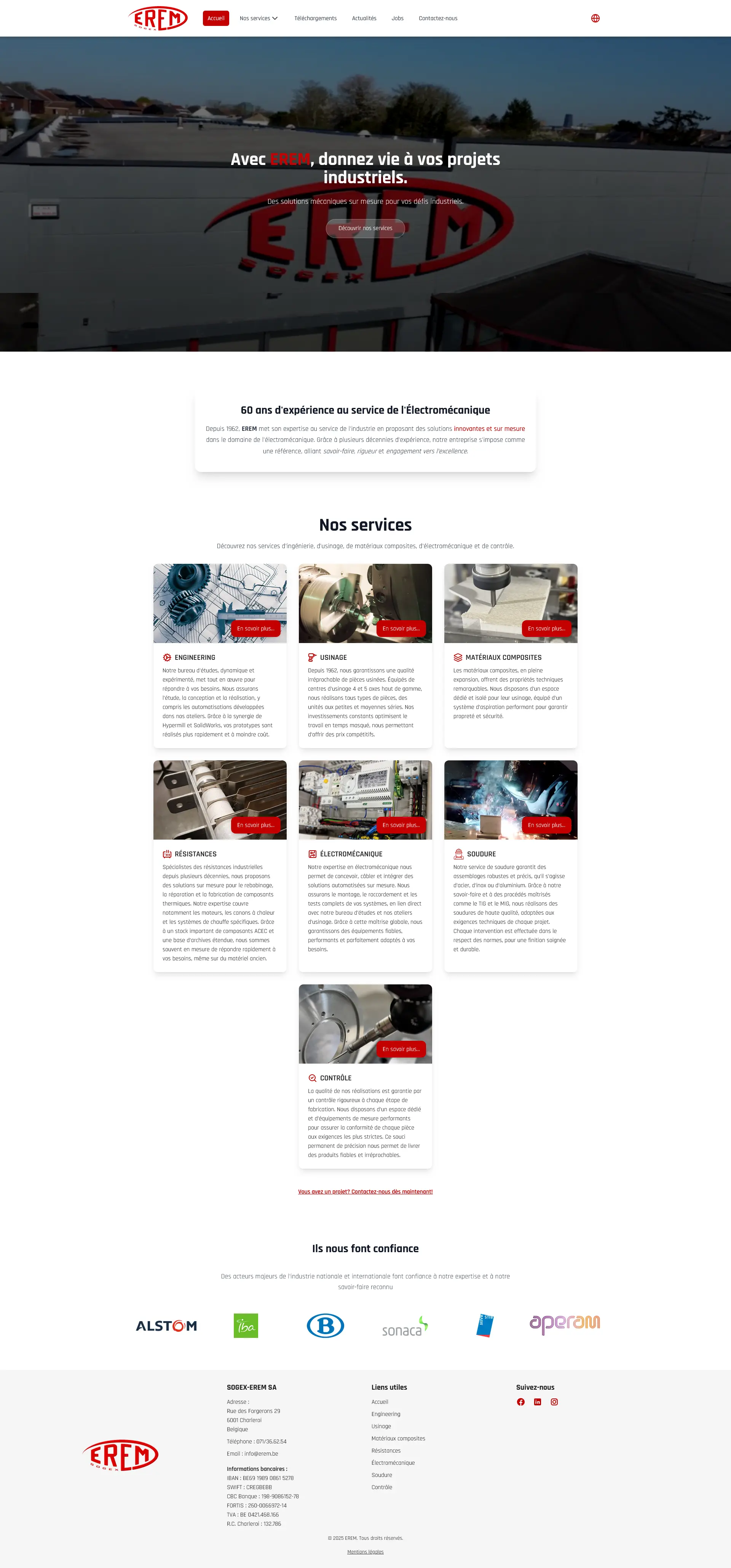 EREM lance son nouveau site : modernité et expertise